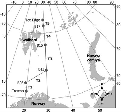 Microplastics in the Arctic: a transect through the Barents Sea